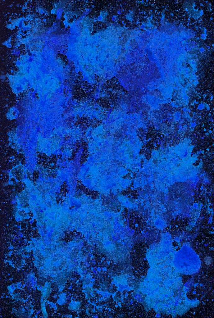 Spectrum splatter doodles / Red Wolf