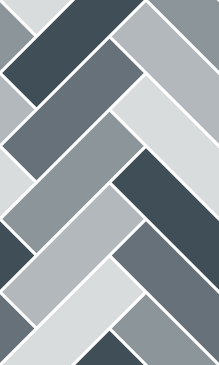 Geometric Pattern: Herringbone Alt: Stone / Red Wolf