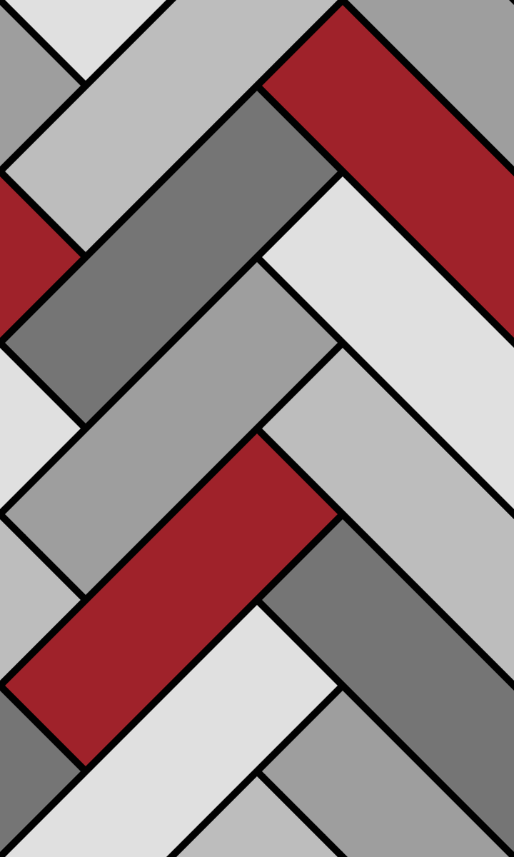 Geometric Pattern: Herringbone Alt: Season / Red Wolf