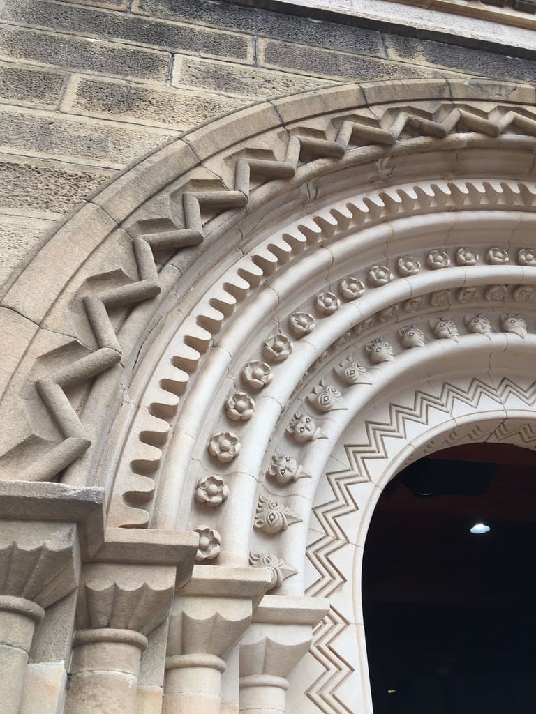St Johns Cathedral Doorway Detail / Red Wolf
