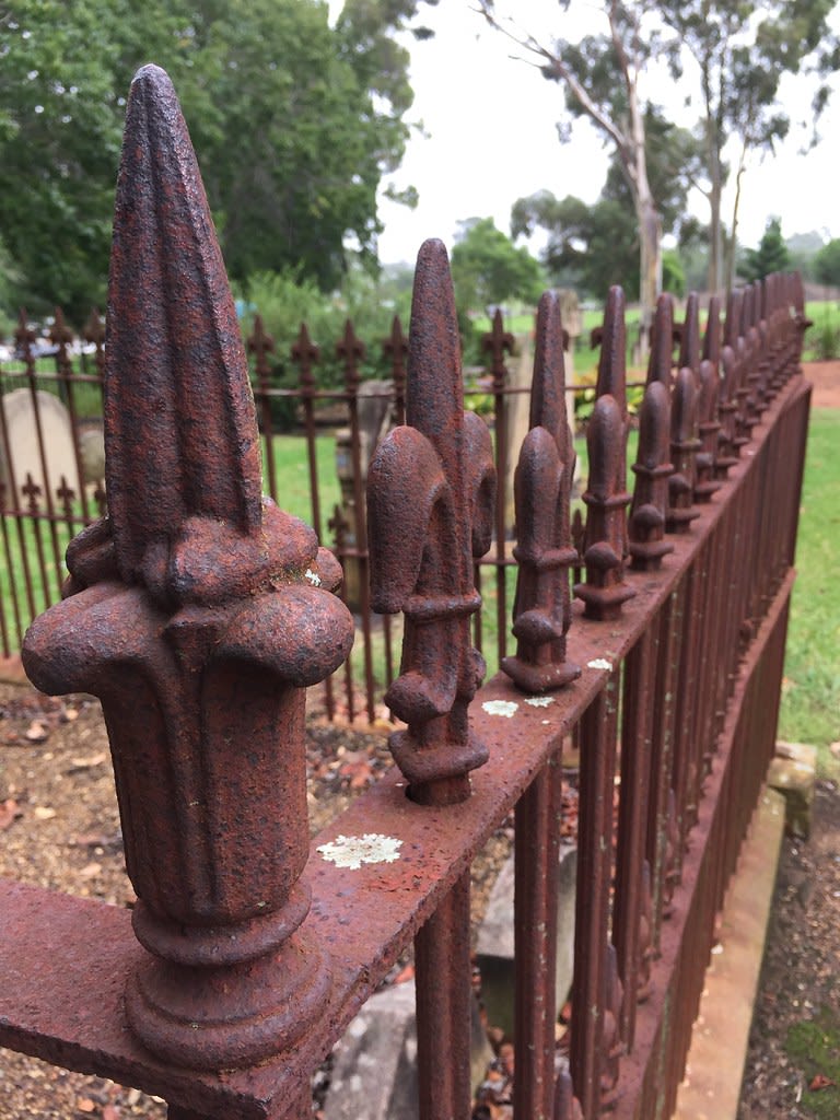 Rusted fleur de lys / Red Wolf