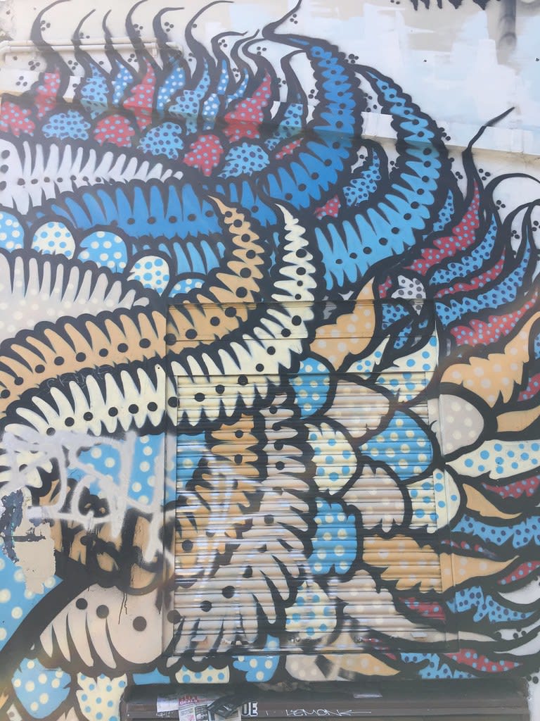 Mushrooms + Spider + Graffiti + Moth / Red Wolf