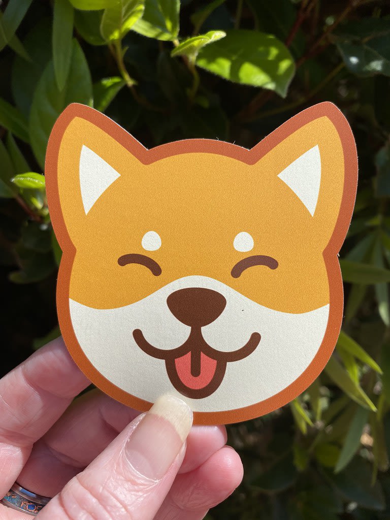 Wolf + Shiba magnets / Red Wolf