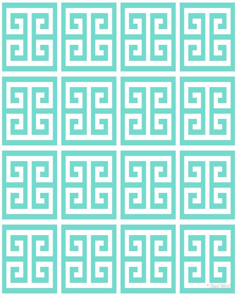 Geometric Pattern: Key Bridge / Red Wolf