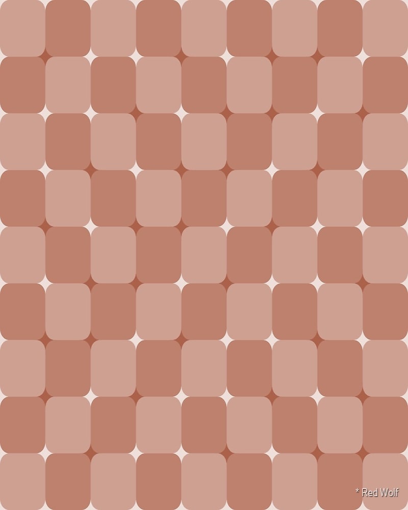 Geometric Pattern: Trippy: Cesco / Red Wolf