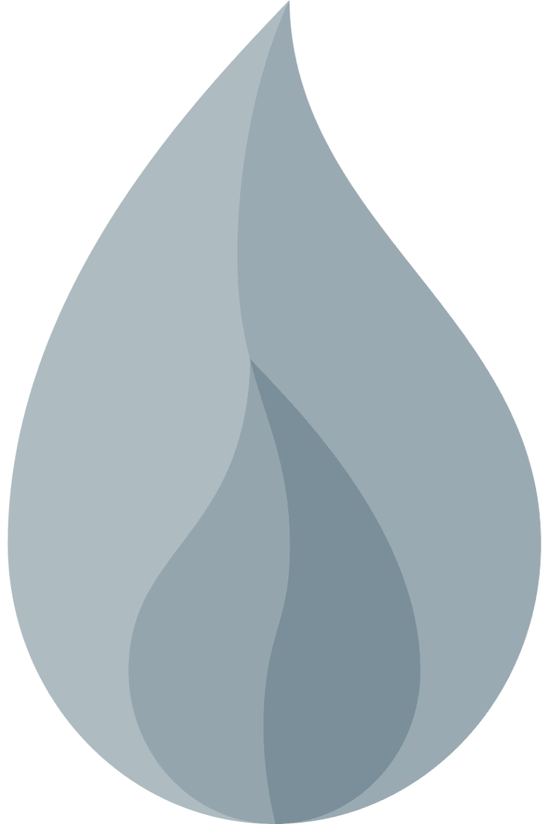 Geometric Pattern: Flame: Stone / Red Wolf