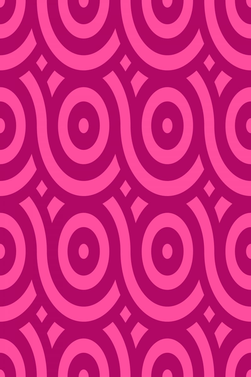 Geometric Pattern: Loop: Brunch / Red Wolf