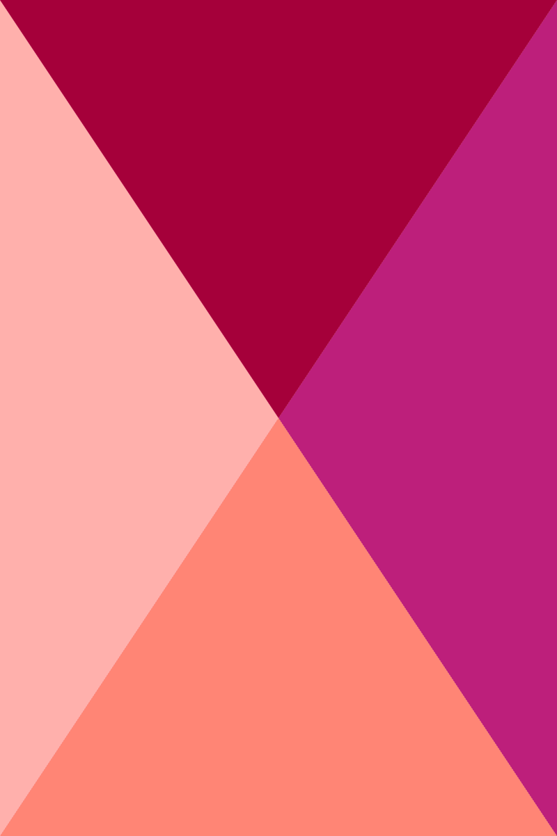 Geometric Pattern: Pyramid: Flora / Red Wolf