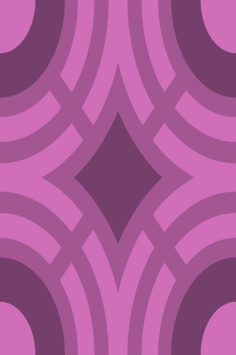 Geometric Pattern: Chapateo: Gemstone Light / Red Wolf