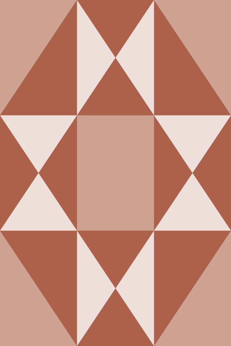 Geometric Pattern: Southwark: Cesco / Red Wolf