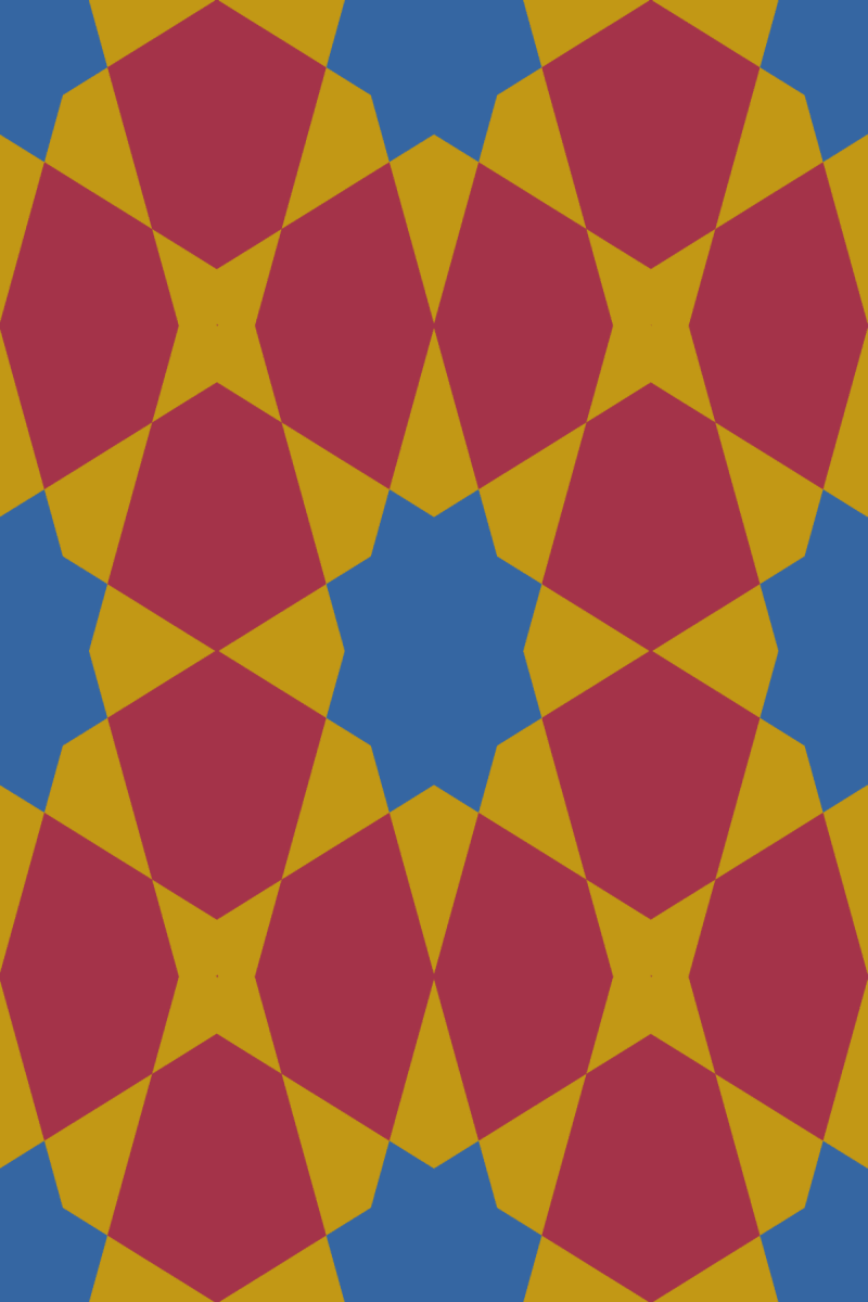 Geometric Pattern: Morocco: Hortus / Red Wolf
