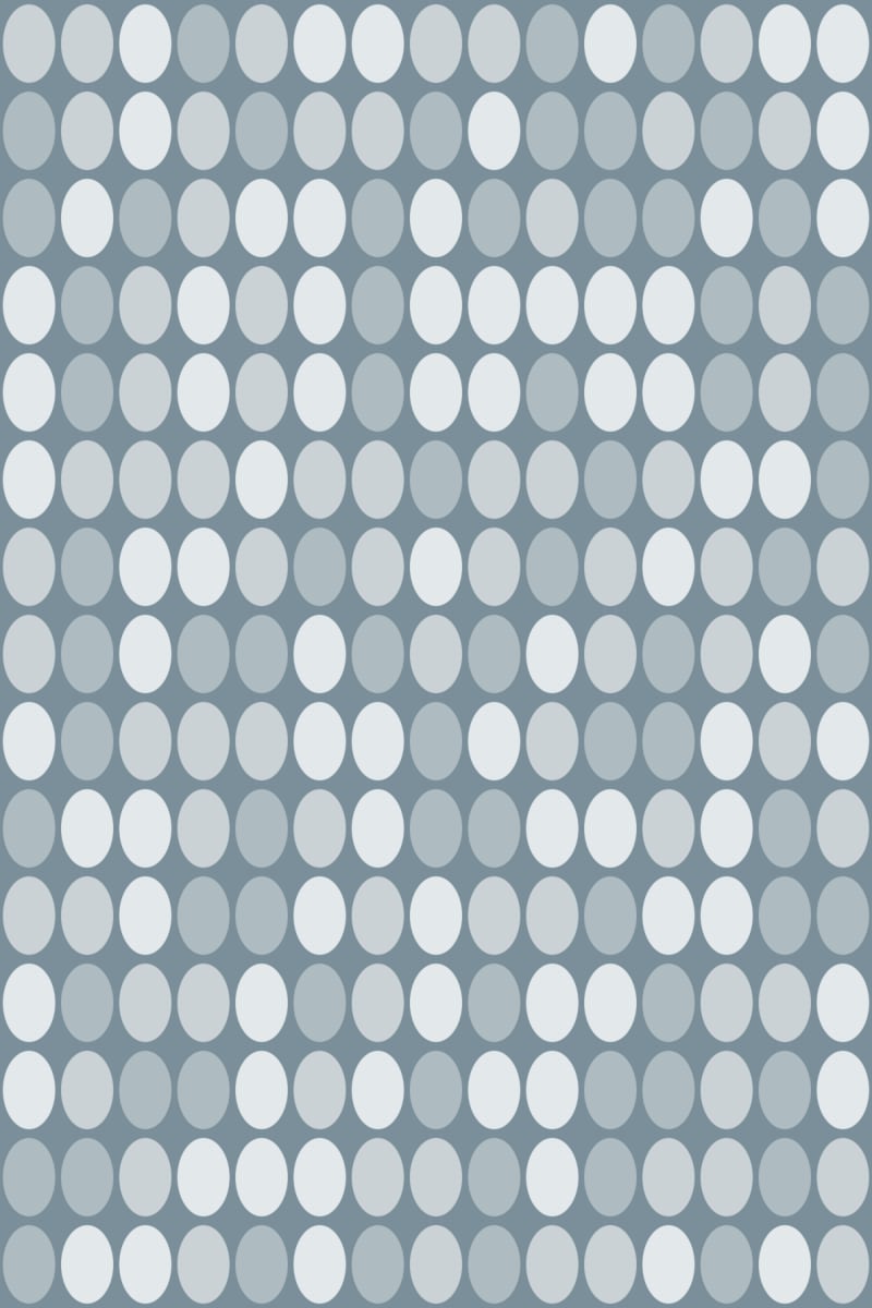 Geometric Pattern: Gerald: Stone / Red Wolf