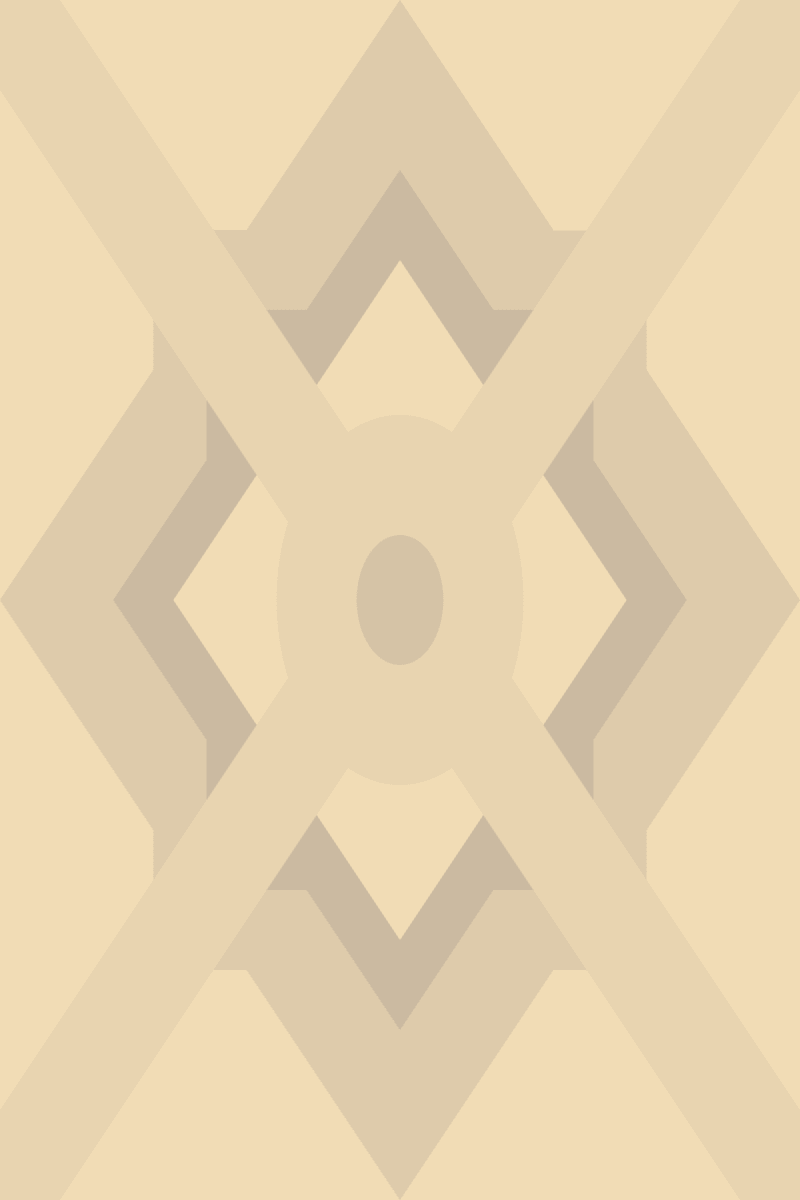 Geometric Pattern: Talavera: Antique / Red Wolf