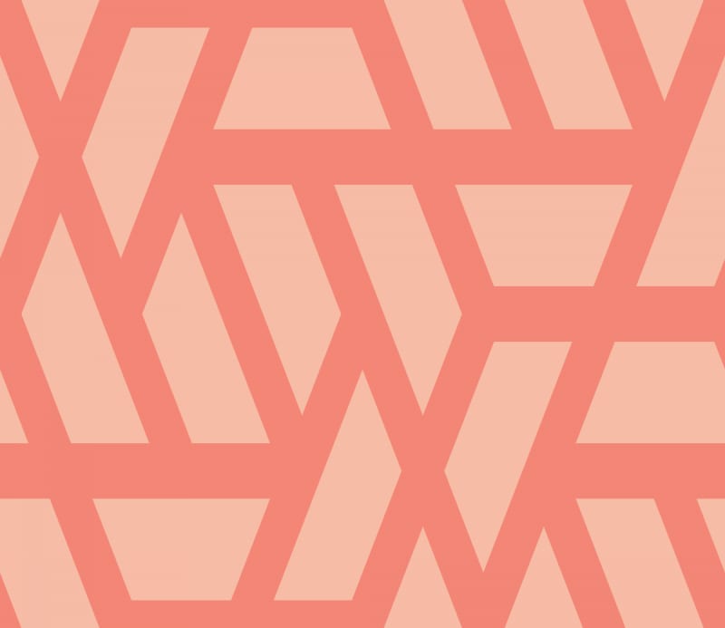 Geometric Pattern: Aperture: Brunch / Red Wolf