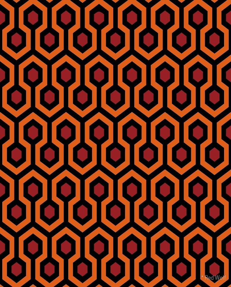 Overlook Hotel Carpet from The Shining / Red Wolf