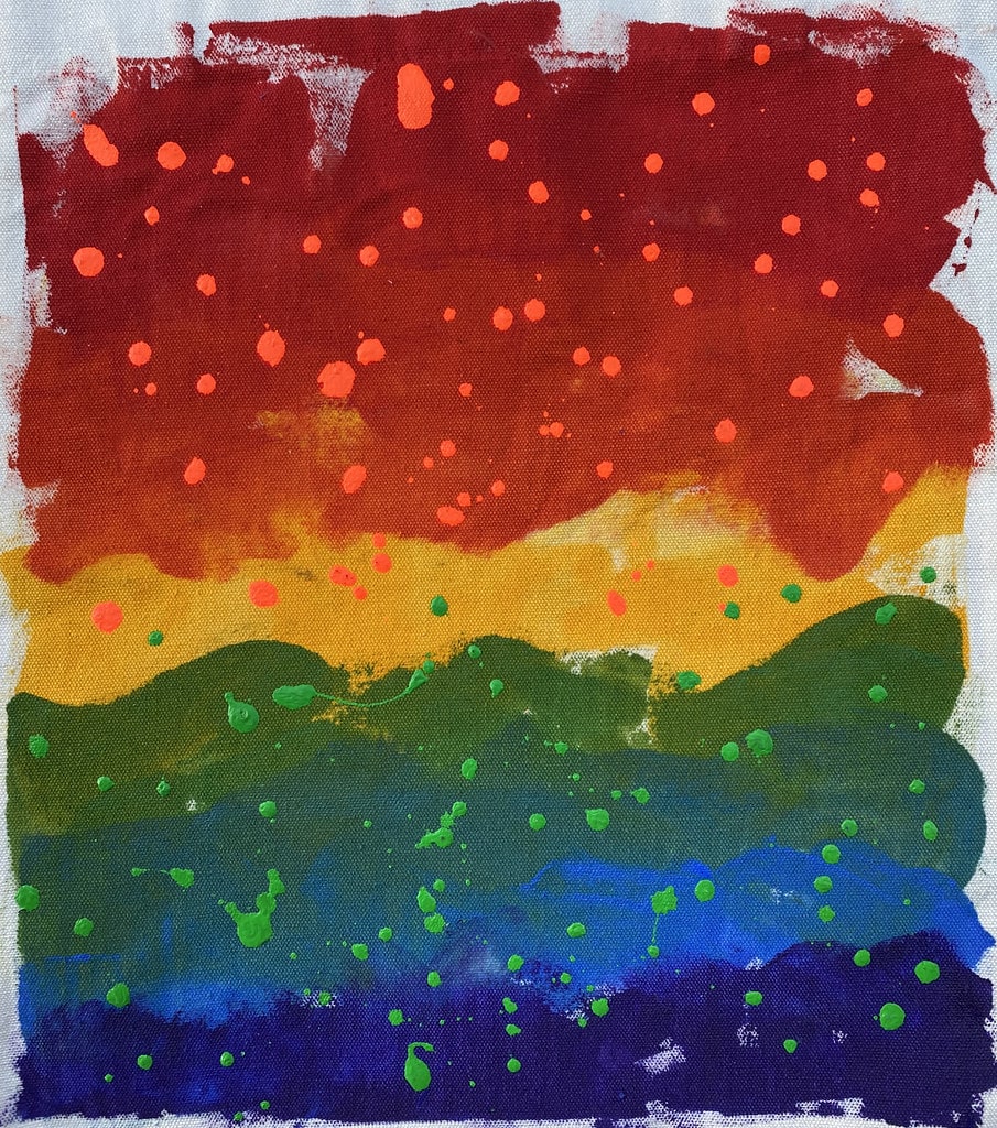 Doodle totes series two / Red Wolf