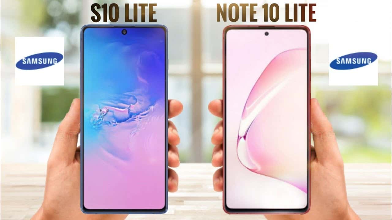 Samsung Galaxy S10 lite and Note 10 lite Samsung Galaxy S10 lite and Note 10 lite