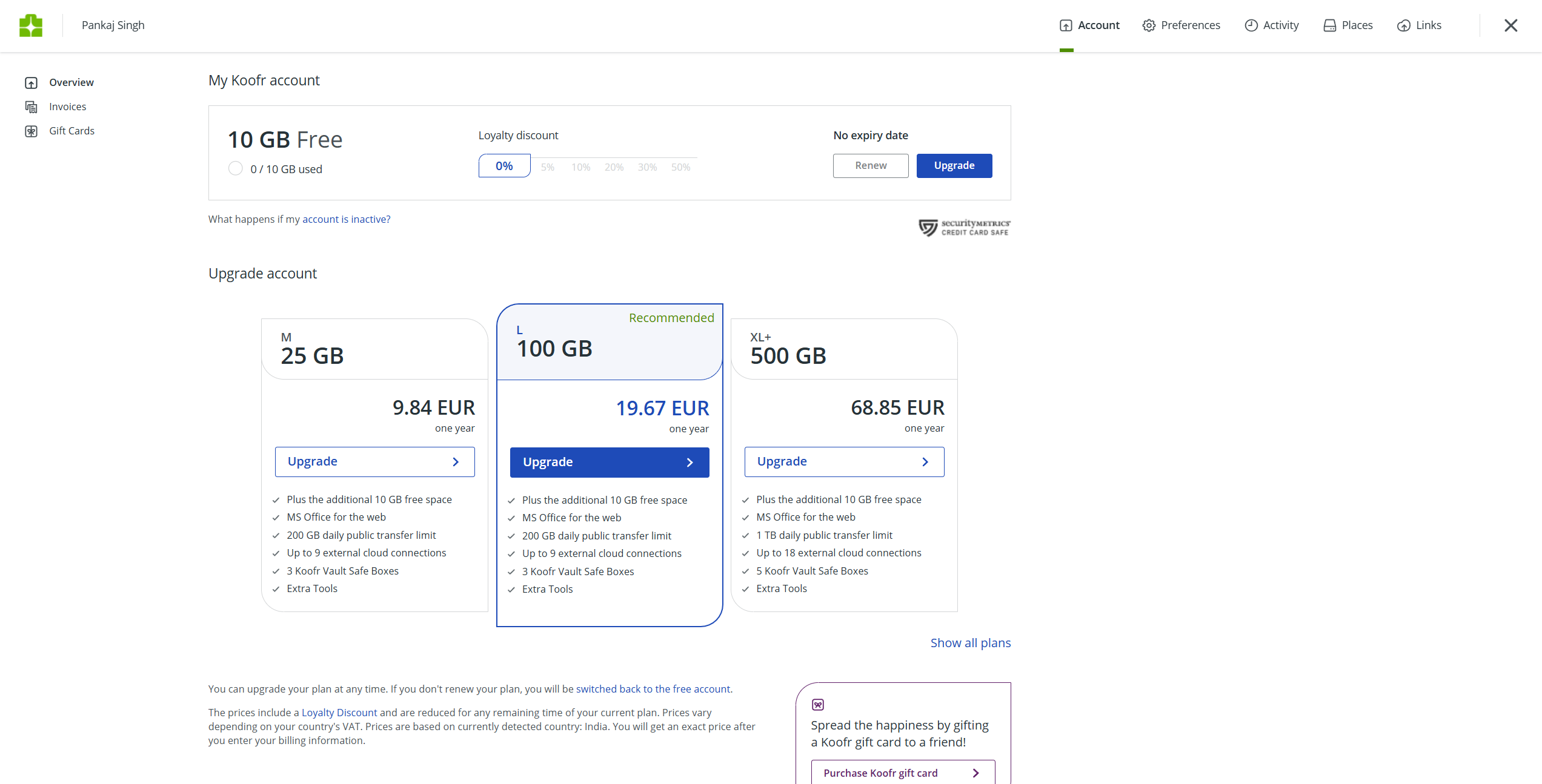 Koofr free storage 10gb.png