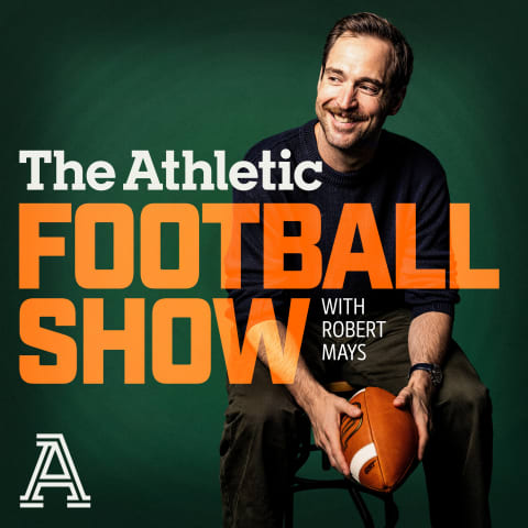 Podcast cover: The Athletic Football Show: A show about the NFL
