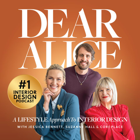 Podcast cover: Dear Alice | Interior Design