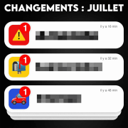 Les 6 changements pour vous en juillet