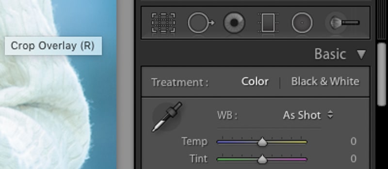 Lightroom White Balance Tool