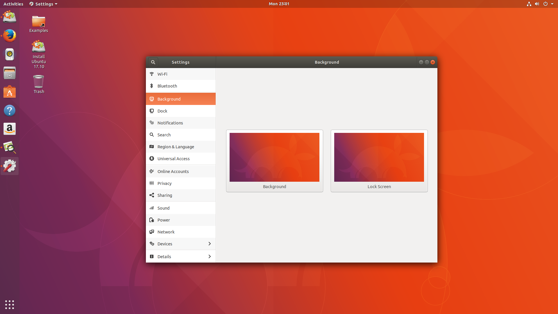 Ubuntu17.10桌面