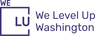 We Level Up Washington logo