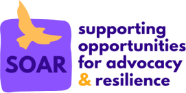SOAR (Supporting Opportunities for Advocacy & Resilience) logo