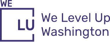 We Level Up Washington logo