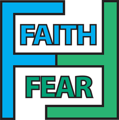 Faith Over Fear AJ's House logo