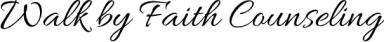 Walk by Faith Counseling logo