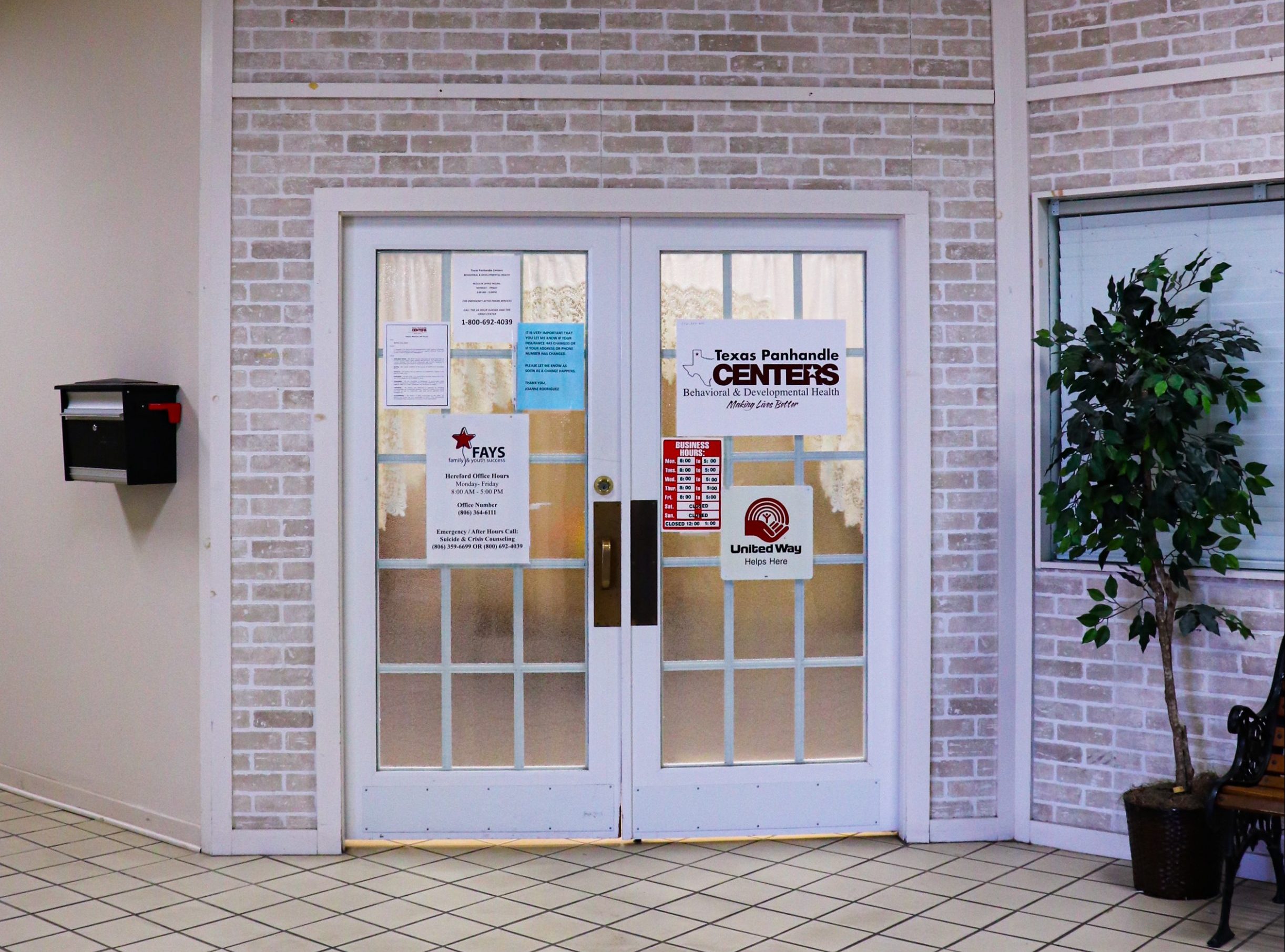 Texas Panhandle Centers Hereford Clinic facility