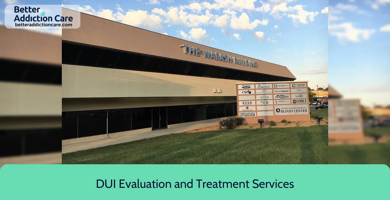 DUI Evaluation and Treatment Servs facility