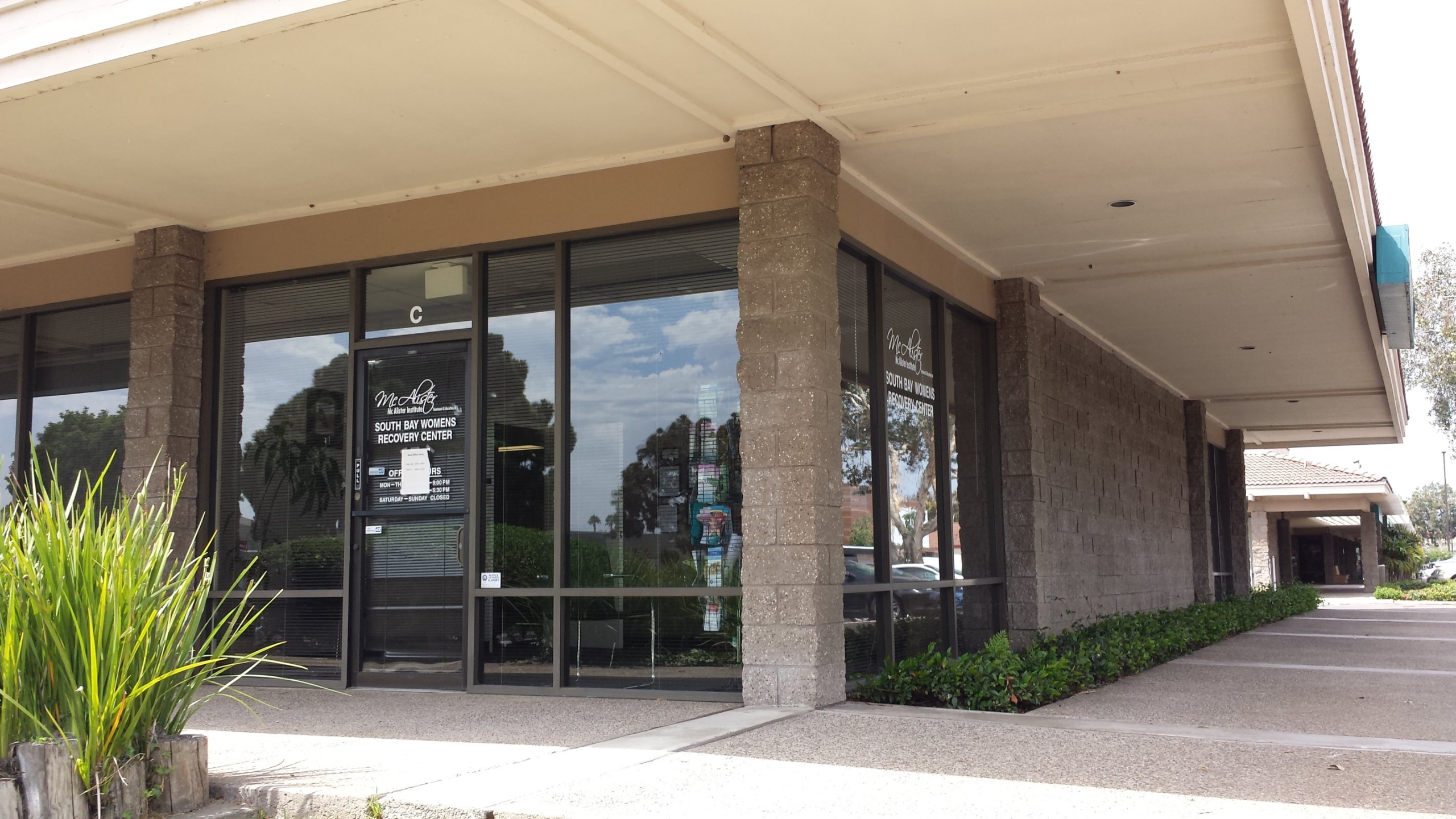 McAlister Institute South Bay Women's Recovery Center facility