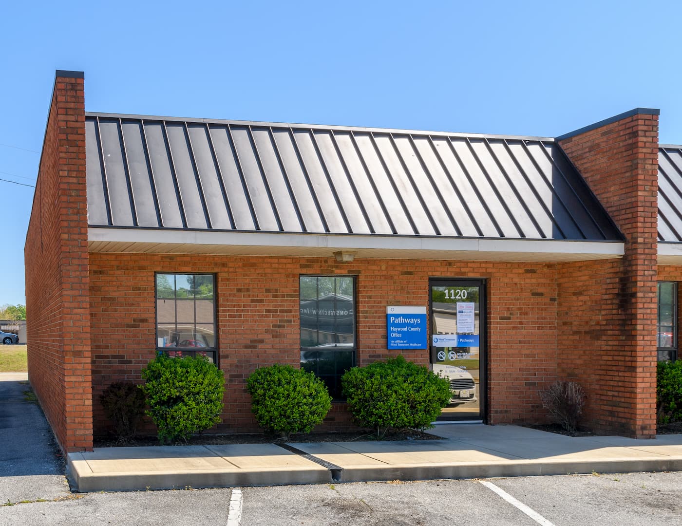 Pathways of Tennessee Haywood County Office facility