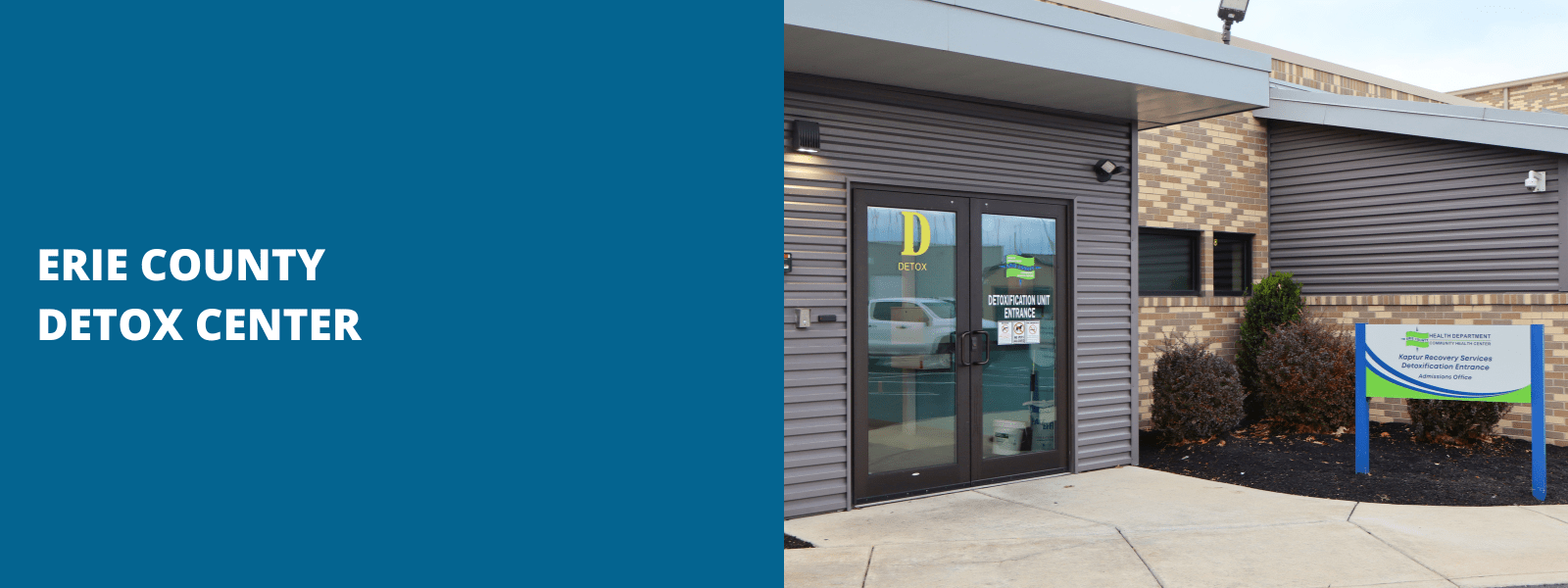 Erie County Health Department Recovery Services facility