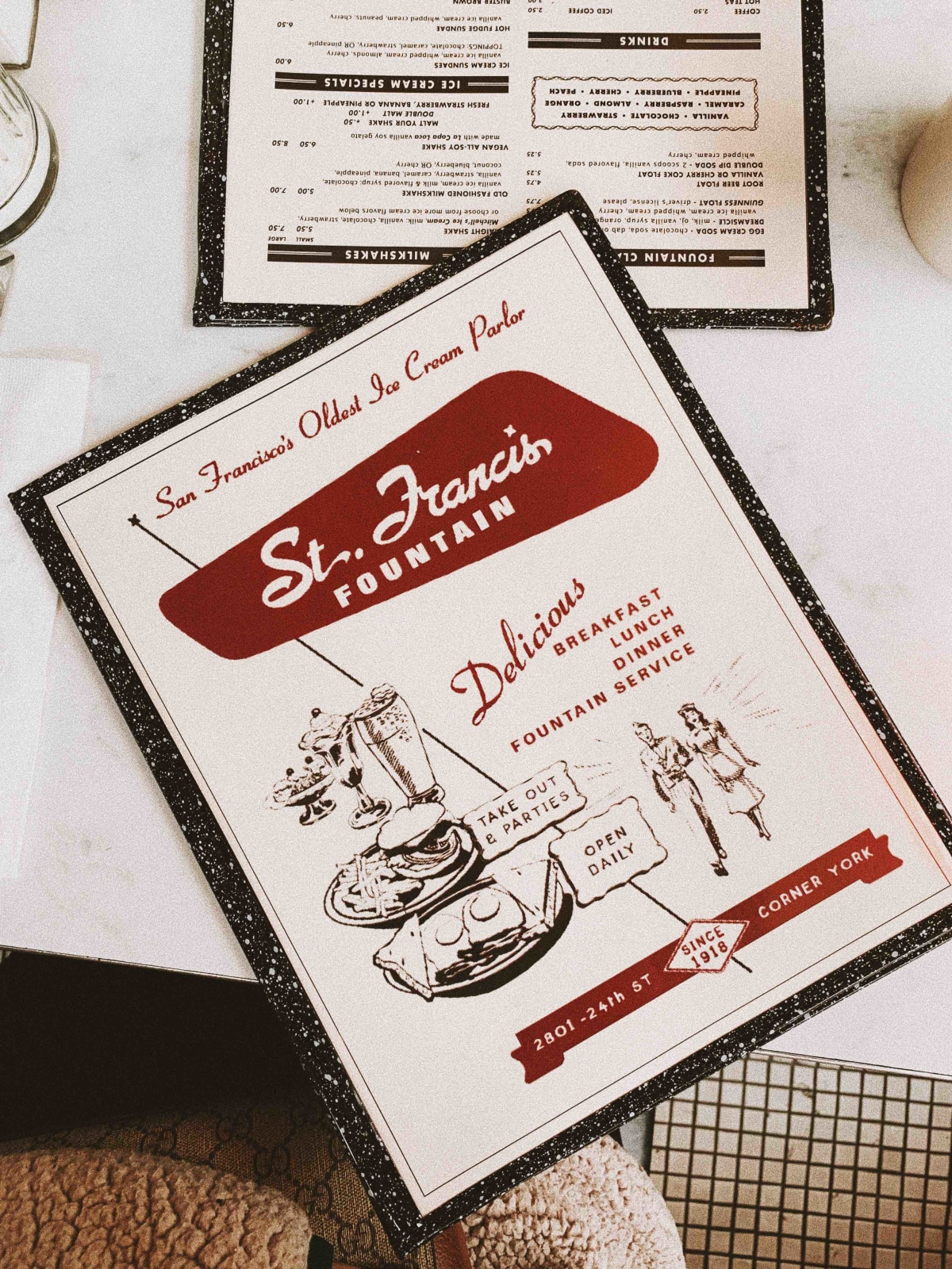 St. Francis menu