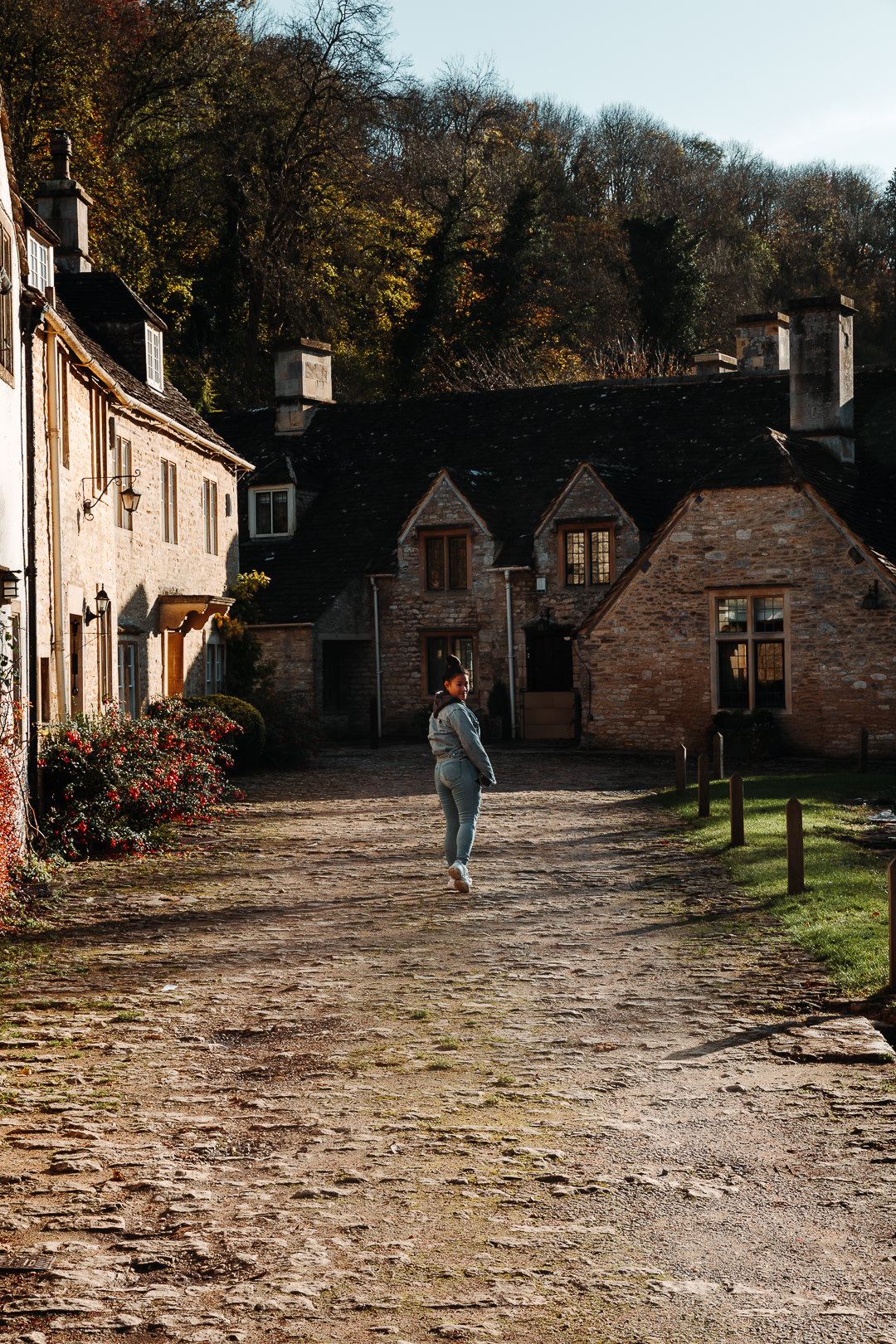 Some of the 300-400 cottages in the village