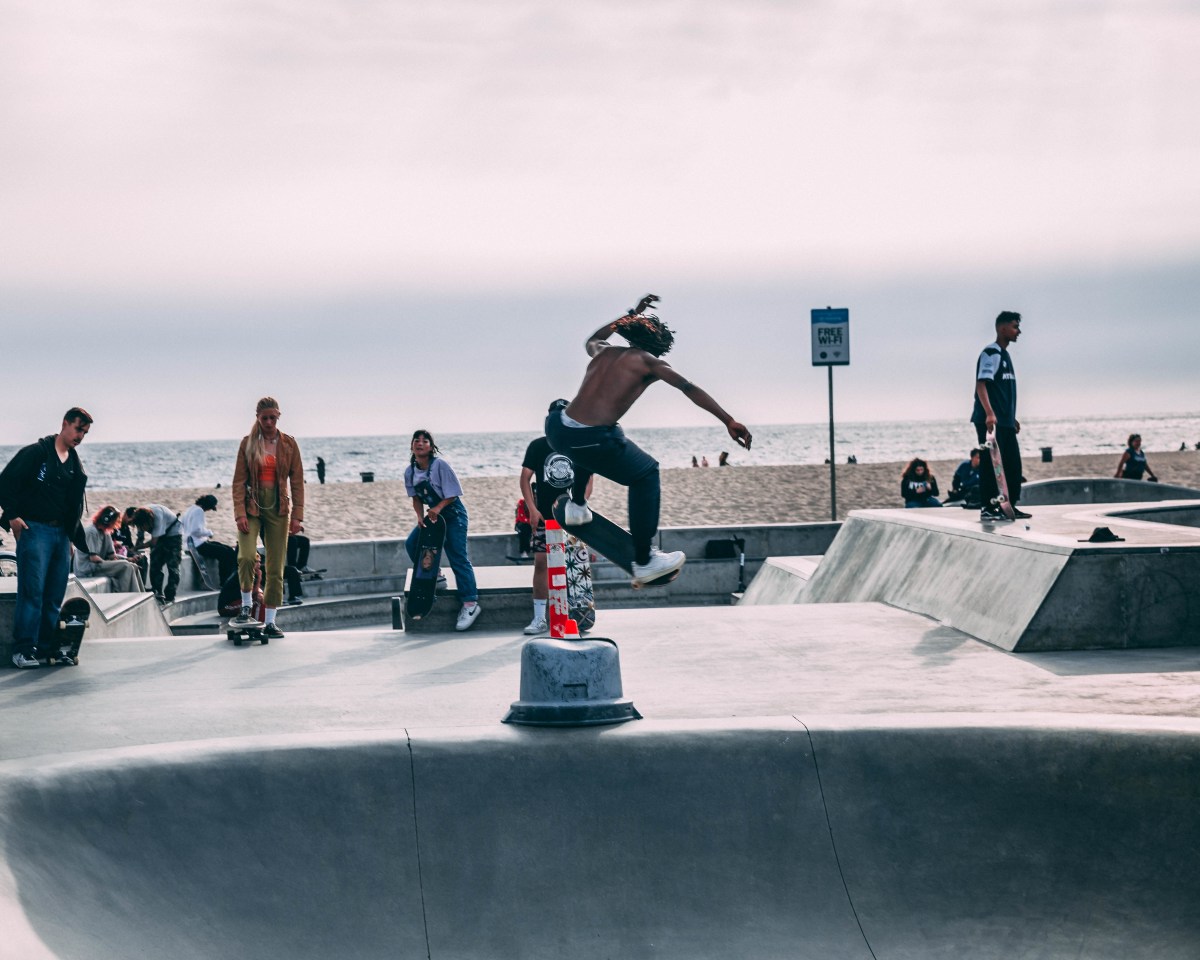 The talent at the skatepark is extraordinary