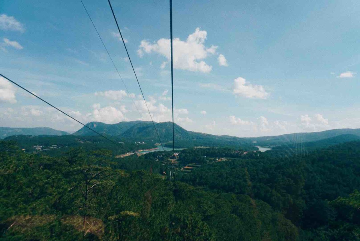 view from the cable car
