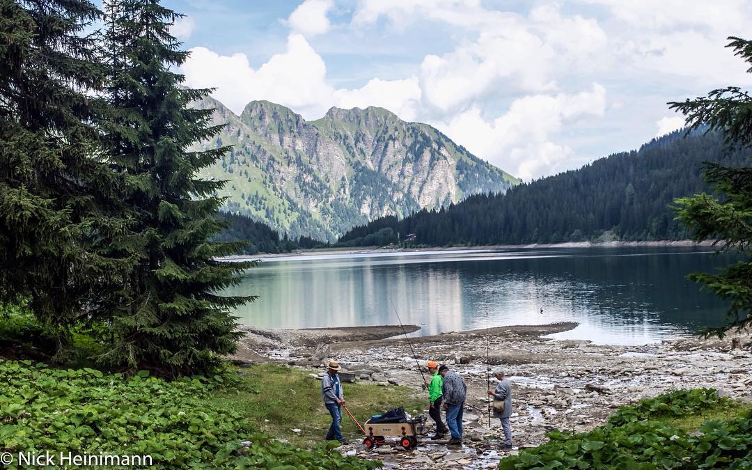 Locals about to go fishing