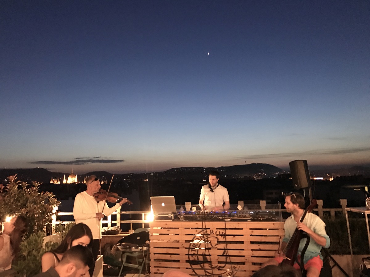 Great music with a beautiful backdrop
