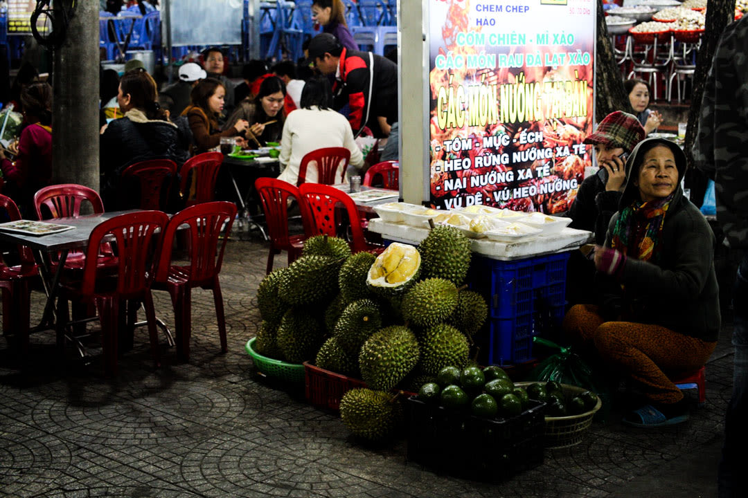 Night market scenes