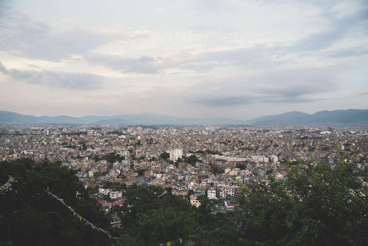 View of Kathmandu from Monkey Temple