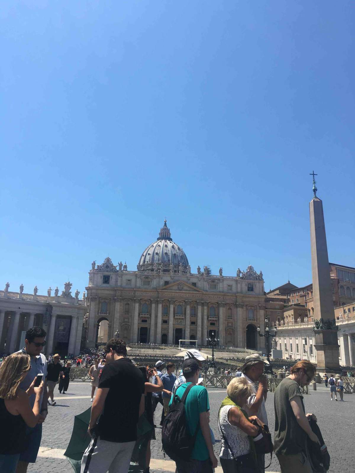 Outside the Vatican!