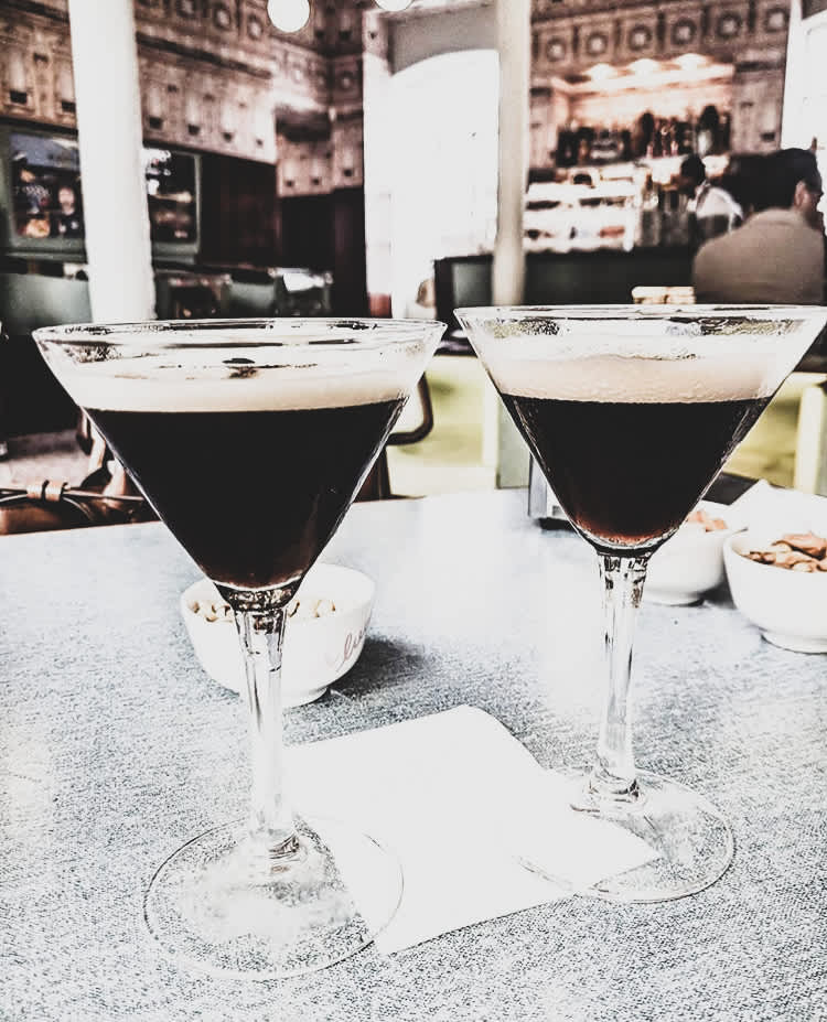 Our Espresso Martinis... we defintely had more than one each...