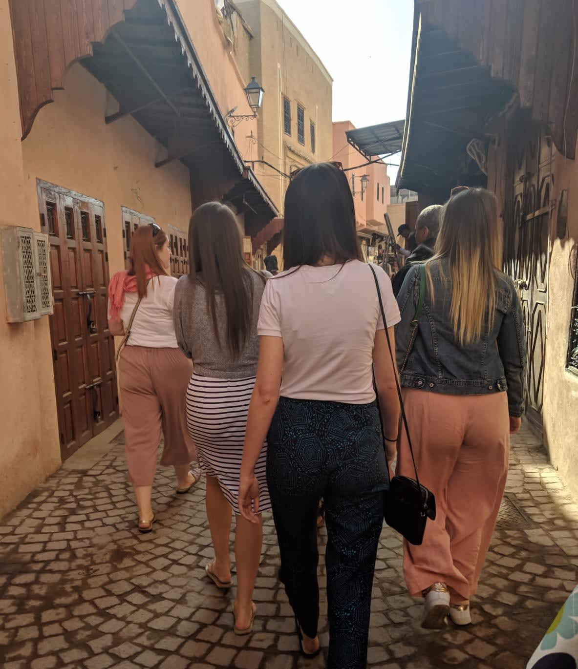 Our tour guide through the Souk Medina 