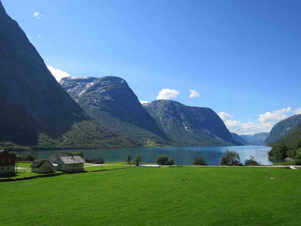 The landscape of Norway is incredibly varied.