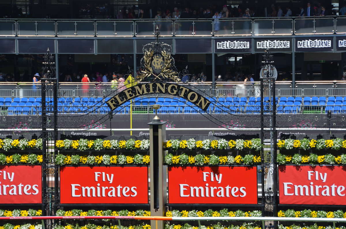 The Flemington Racecourse is home of the Melbourne Cup since 1861